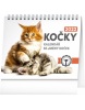 Stolní kalendář Kočky – se jmény koček 2022