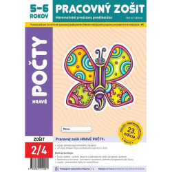 Hravé počty pracovný zošit 5-6 rokov - Matematické predstavy predškoláka (Mária Tašková)