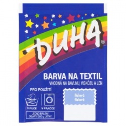 Duha fialová farba na textil 15 g