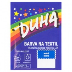Duha modrá farba na textil 15 g