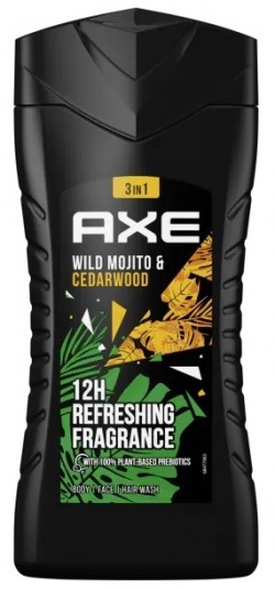 AXE Wild Mojito and Cedarwood sprchový gél s vôňou mochita a cédrového dreva 250ml