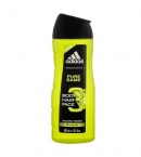 Adidas Pure Game 3in1 pánsky sprchový gél na telo, tvár a vlasy 400ml