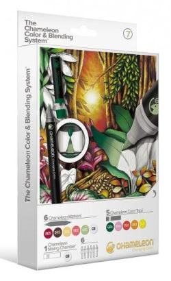 Set popisovačov Chameleon Color & Blending System 07, prírodné tóny