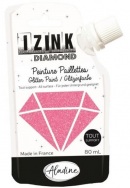Diamantová barva IZINK Diamond - broskvová růžová, 80 ml