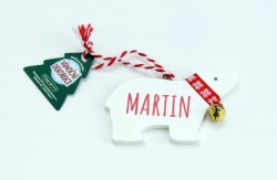 Vianočná dekorácia ľadový medveď - MARTIN