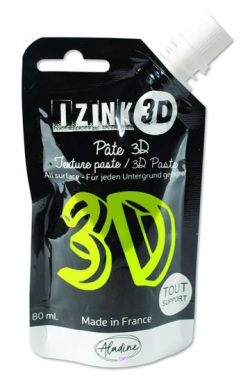3D IZINK: Reliéfná pasta - bamboo, žiarivo zelená, 80 ml