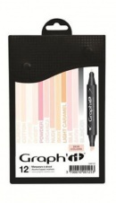Graph´it Set alkoholových popisovačů, Skin 12 ks