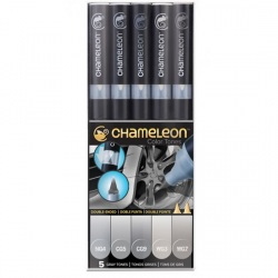 Set Chameleon tónovacie fixy, šedé tóny 5 ks