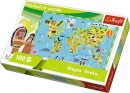 Trefl Edukačné Puzzle: Mapa sveta 100