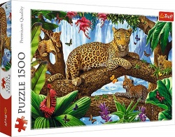 Trefl Puzzle 1500: Odpočinok medzi stromami