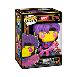 Funko POP Marvel: Black Light- Gambit