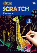 Škrabacia kniha aktivít mini Dinosauri