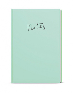 Notes linajkový Pastel - zelená