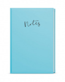 Notes linajkový Pastel - modrá