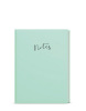 Notes linajkový Pastel - zelená