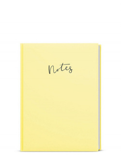Notes linajkový Pastel - žltá