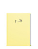Notes linajkový Pastel - žltá