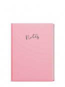 Notes linajkový Pastel - ružová