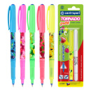 Pero guľôčkové CENTROPEN 2675/2 Tornado Fruity + zmizík, blister