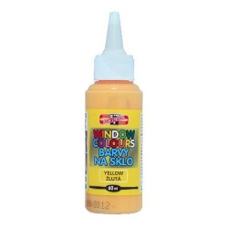 Farba na sklo žltá 60 ml