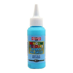 Farba na sklo svetlo modrá 60 ml