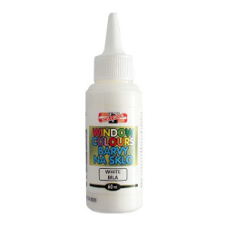 Farba na sklo biela 60 ml