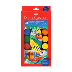Faber-Castell vodové farby 30 mm 21 kusov