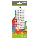 Farby olejové 12 ml - sada 12 ks