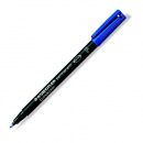 Permanentný popisovač, OHP, 0,6 mm, STAEDTLER "318 F", modrý