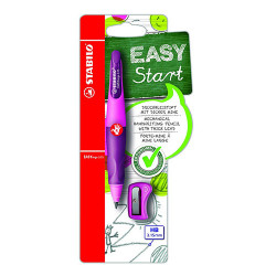 Stabilo pentelka Easyergo pre pravákov so strúhadlom ružová 3,15 mm tvrdosť HB