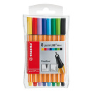 Stabilo liner Point 88 mini sada 8 ks