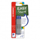 STABILO EASY Náplň do guľôčkového pera original 0,3 mm - modrá 6 ks