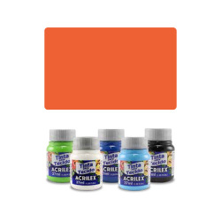 ACRILEX farba na textil, Orange (oranžová) 37 ml