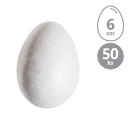 Vajíčka polystyrénové 6 cm 50 ks