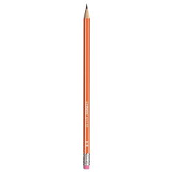 Ceruzka grafitová HB STABILO pencil 160 s gumou - oranžová