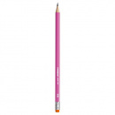 Ceruzka grafitová HB STABILO pencil 160 s gumou - ružová