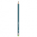 Ceruzka grafitová HB STABILO pencil 160 s gumou - zelená