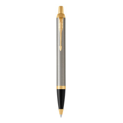 Pero guľôčkové PARKER IM Brushed Metal GT -M- blue (modré)