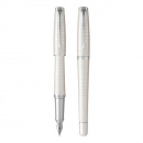 Pero plniace PARKER URolleran Premium Pearl Metal CT -F- (1ks)