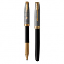 Roller PARKER Sonnet Silver & Black GT -F- black (1ks)