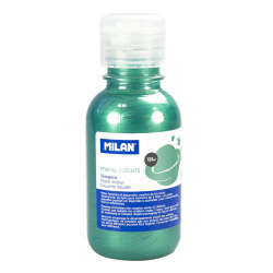 Temperová farba Milan metalická zelená 125 ml