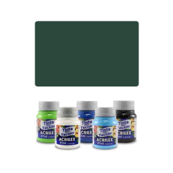 ACRILEX farba na textil, Verde Pinheiro (tmavozelená) 37 ml