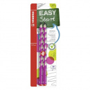 Stabilo Easy grafitová ergonomická ceruzka pre pravákov ružová 2 ks