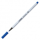Fixka so štetcovým hrotom pre rôzne šírky čiar STABILO Pen 68 Brush, ultramarinovo modrý