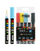 Popisovač M&G Acrylic Marker 2 mm akrylový, sada 5 ks