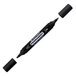 Popisovač CENTROPEN 1666 obojstranný  čierny