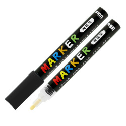Popisovač M&G Acrylic Marker akrylový čierny 2 mm