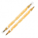 Popisovač M&G Miffy Marker obojstranný zlatý 1 mm