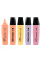 Zvýrazňovač M&G Point Liner Pastel - sada 4 ks