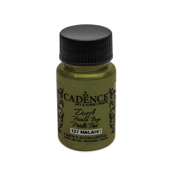 Farba akrylová Cadence Dora Metalic, zlatozelená, 50 ml